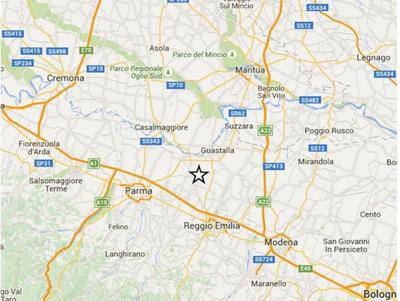Scossa di terremoto a Reggio Emilia
