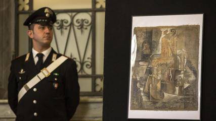 Traffico di opere d’arte, perquisizioni: trovati Basquiat, Burri e Picasso