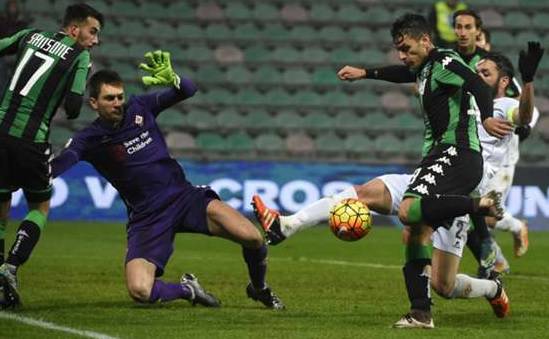 Il Sassuolo ferma la Fiorentina: 1-1