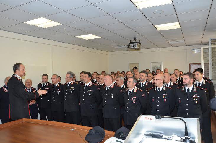 Carabinieri, il comandante Fischione in visita a Reggio