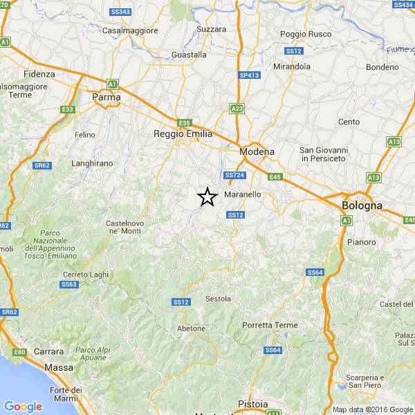 Castellarano, scossa di terremoto stamattina