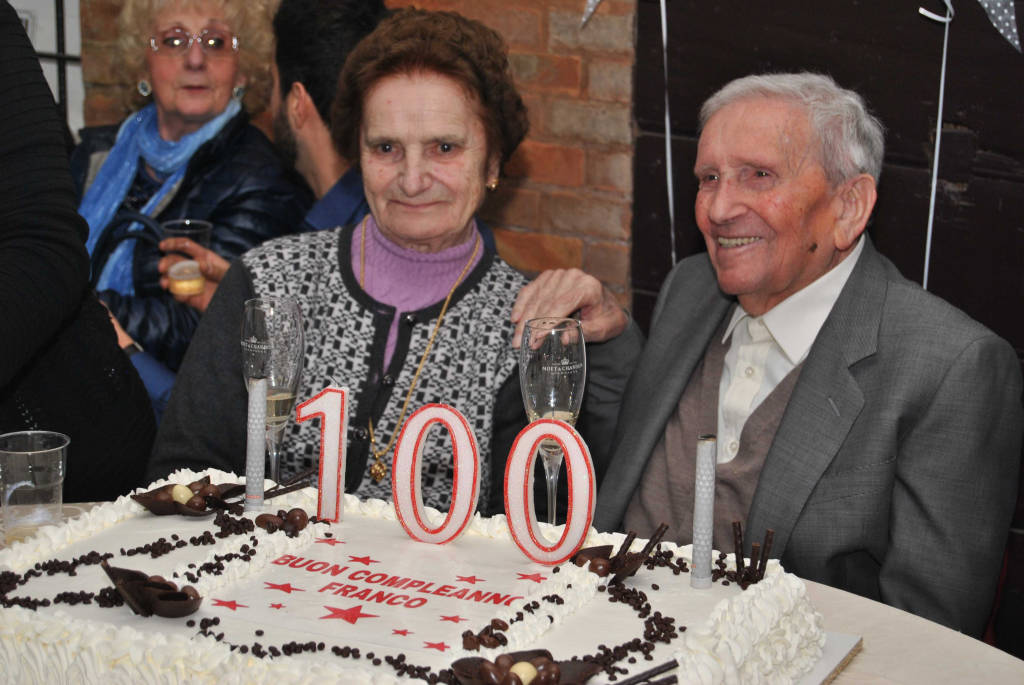 Gavasseto in festa per i 100 anni di Franco Bonacini