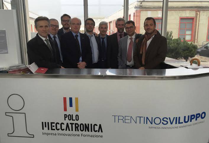Imprenditori in visita a Polo Meccatronica di Rovereto