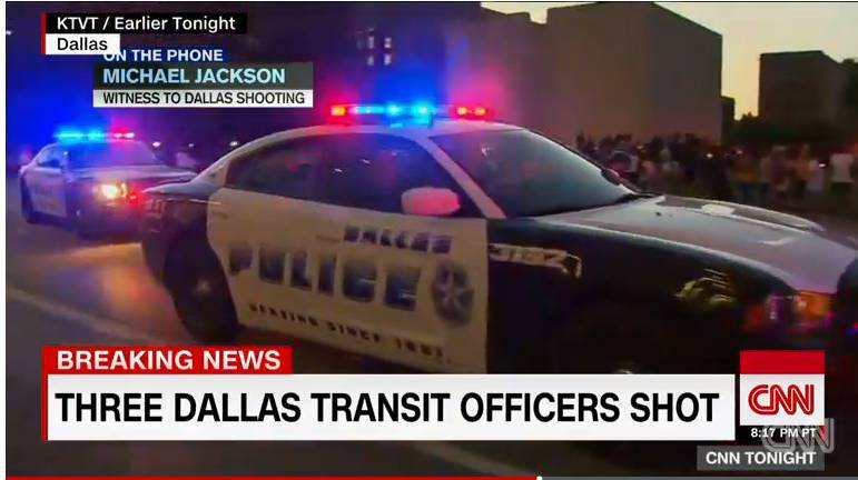 Strage a Dallas: uccisi 5 poliziotti, feriti 6