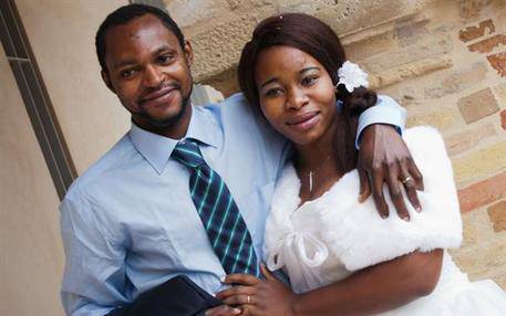 Emmanuel Chidi Namdi e sua "moglie" Chinyery
