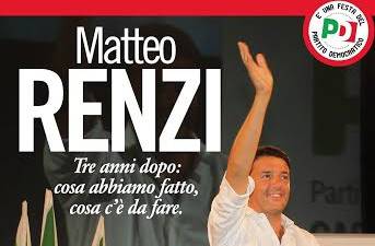 Matteo Renzi il nove agosto alla festa di Villalunga