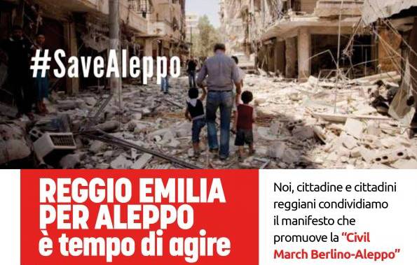 Una fiaccolata per Aleppo