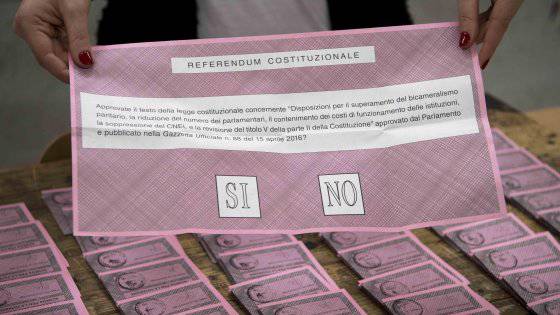 Referendum, a Reggio il Sì vince di un soffio