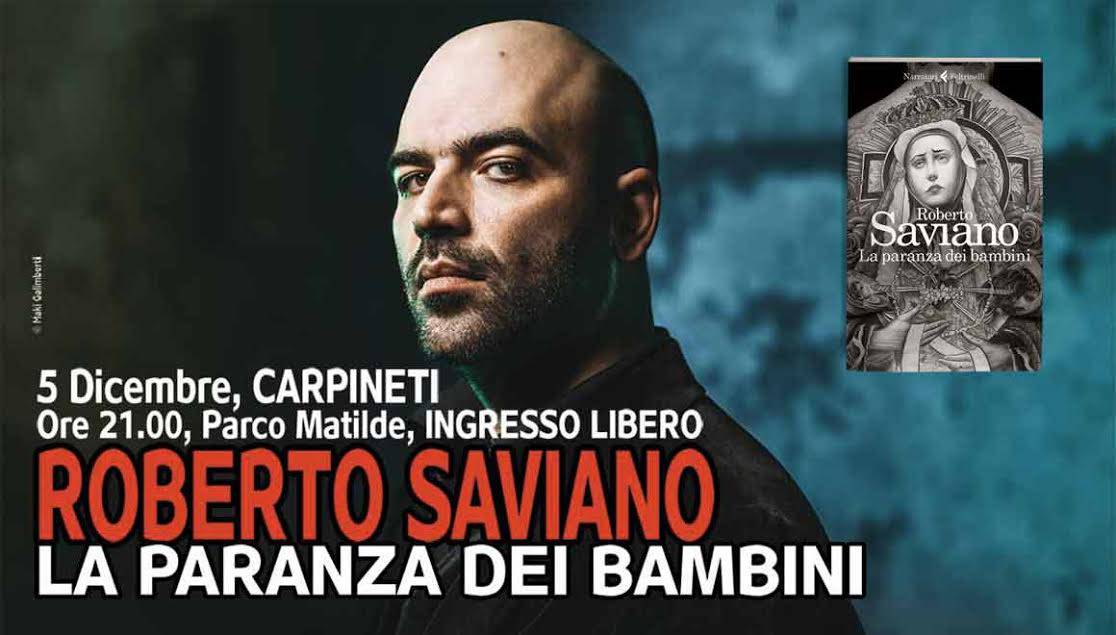 Roberto Saviano a Carpineti con la sua “Paranza”