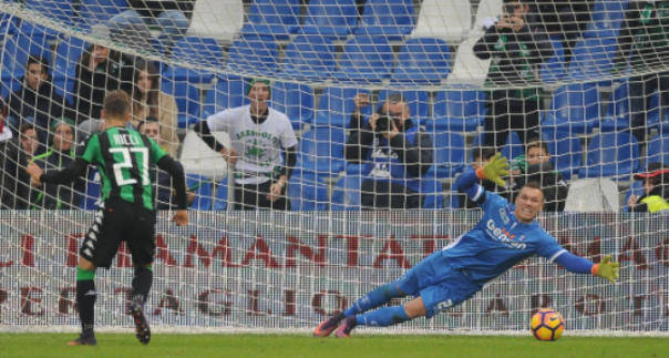 Il Sassuolo torna a vincere: 3-0 contro l’Empoli