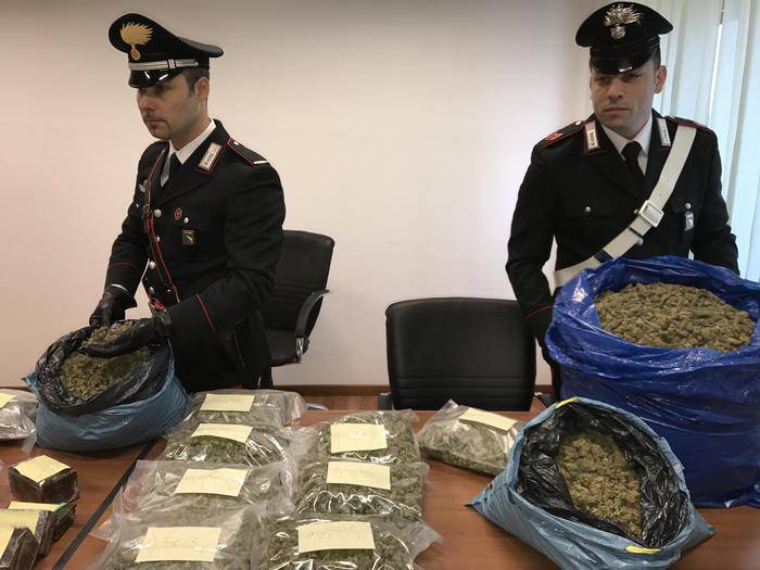 Sequestrati 32 chili di droga, un arresto a Reggio