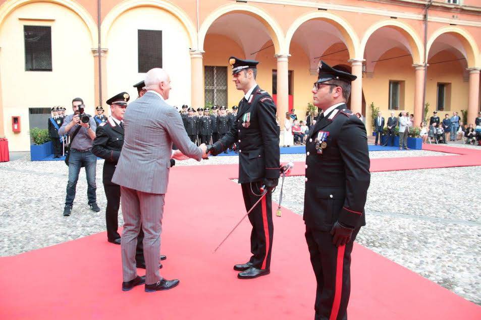 Carabinieri reggiani premiati a Bologna