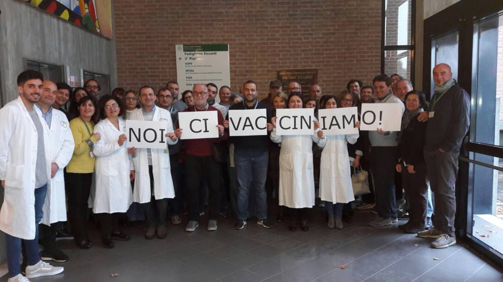Influenza, il flash mob: “Noi ci vacciniamo”