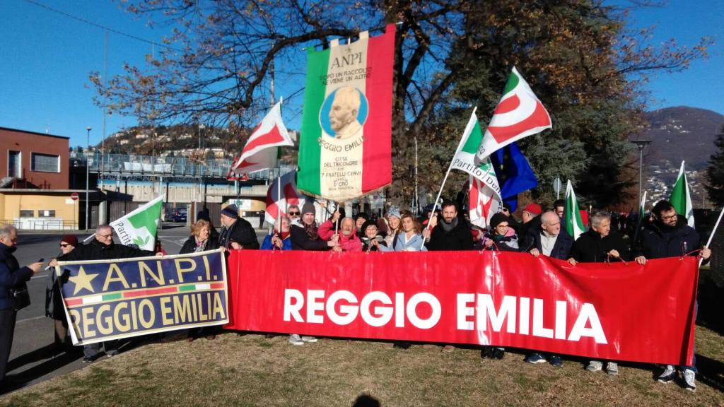 Pd e Anpi reggiano alla manifestazione antifascista di Como