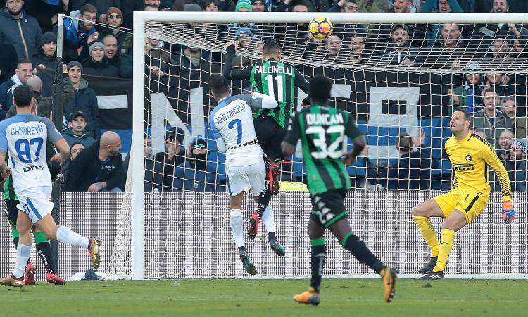 Il Sassuolo batte l’Inter con un gol di Falcinelli