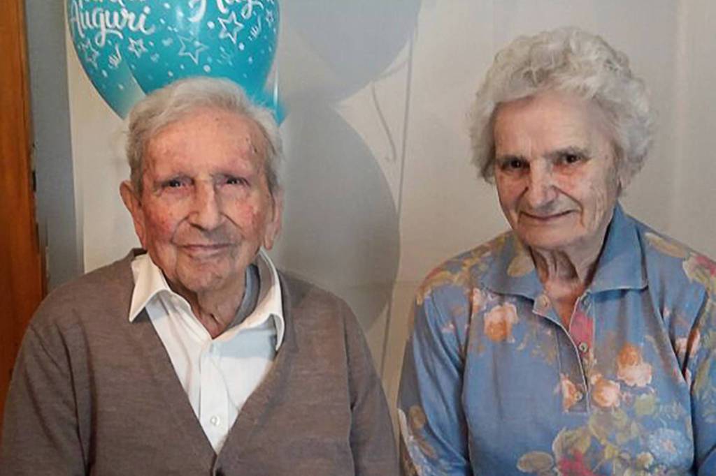 Sposati da 70 anni, nozze di ferro per Franco e Rina
