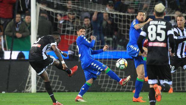 Il Sassuolo vince a Udine: 1-2