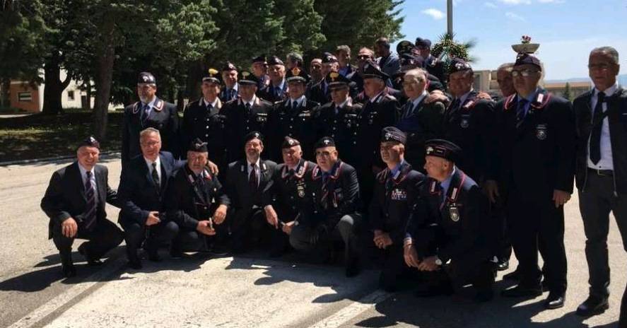 Dopo 40 anni si ritrovano alla scuola allievi carabinieri