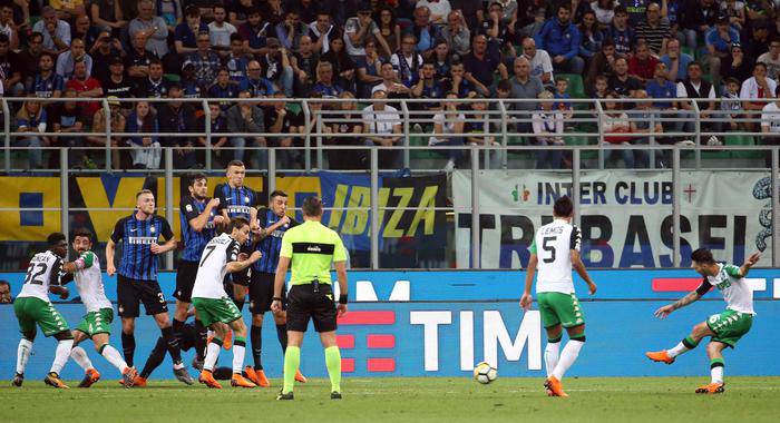 Il Sassuolo batte l’Inter a San Siro: 1-2