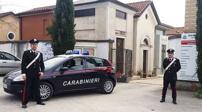 Carabinieri, scatta il piano cimiteri sicuri