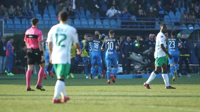 L’Empoli travolge il Sassuolo: 3-0