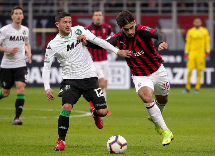 Il Milan batte 1-0 il Sassuolo a San Siro