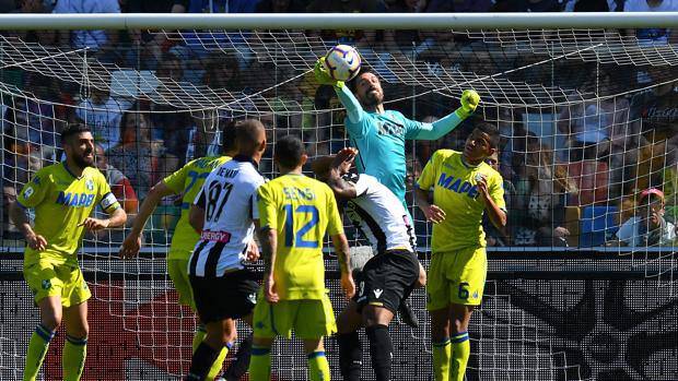 Il Sassuolo spreca tutto nel finale: 1-1 con l’Udinese