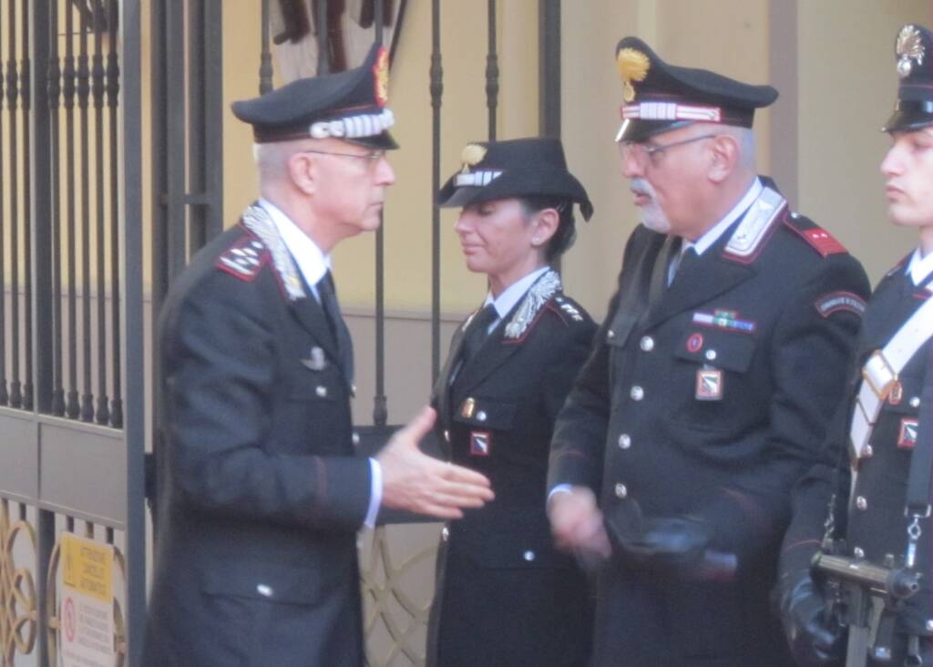 Il comandante Nistri visita il Comando provinciale dei carabinieri