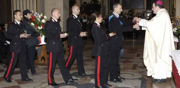I carabinieri celebrano la loro patrona