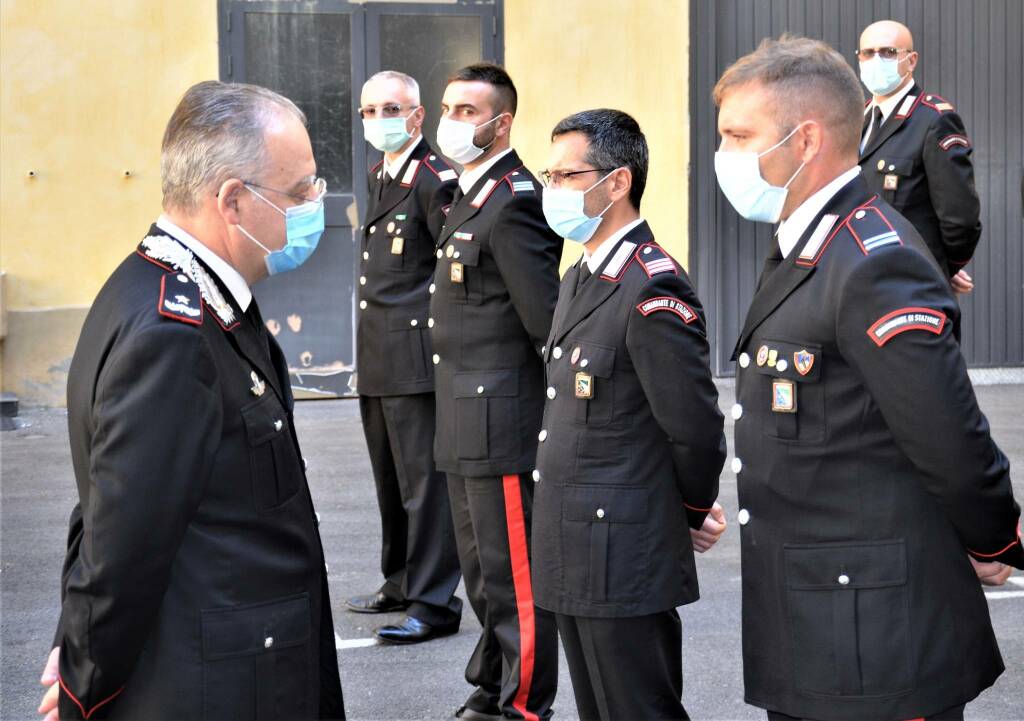 Carabinieri, visita del nuovo comandante della legione Emilia-Romagna