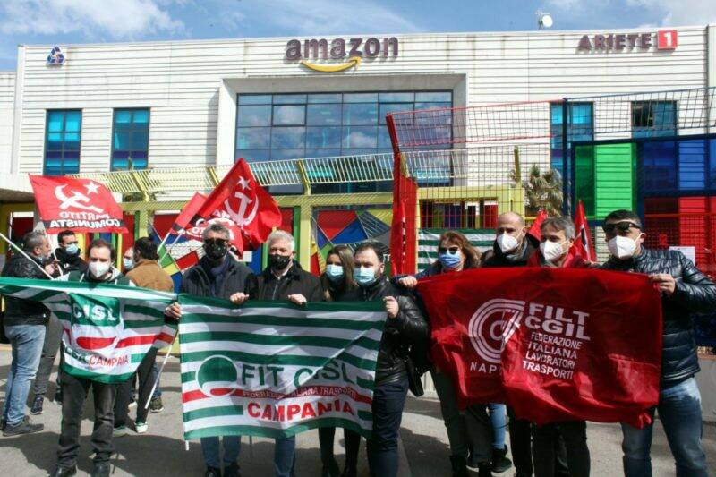 Amazon, sindacati: “Adesione media allo sciopero del 75%, azienda ci convochi”