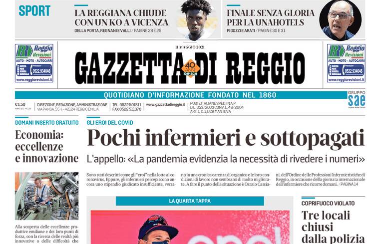 Gazzette di Reggio, Modena e Nuova Ferrara: tre giorni di sciopero