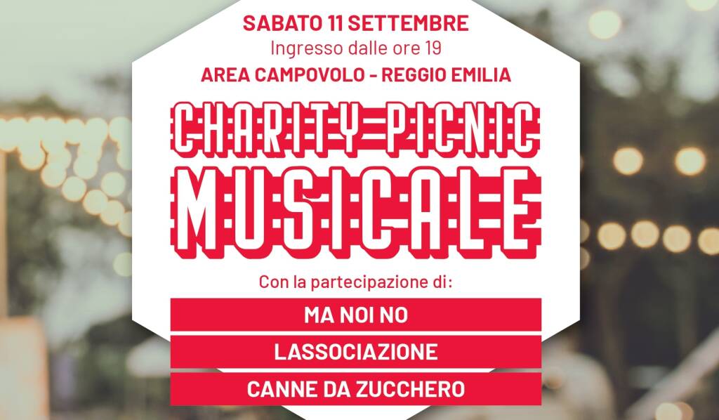 Campovolo, Charity Picnic con musica live per il Grade
