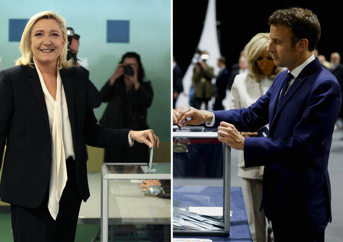 Media belgi, “Macron in testa, verso la rielezione”: Francia spaccata, affluenza giù