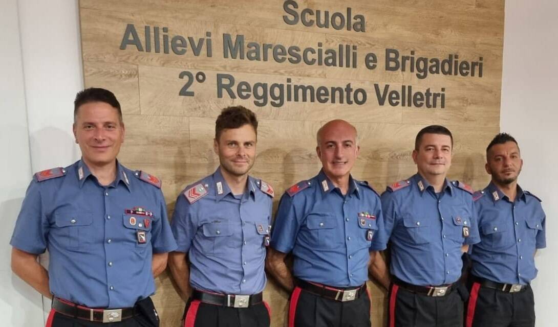 Carabinieri, otto militari promossi a vicebrigadiere al comando provinciale di Reggio Emilia