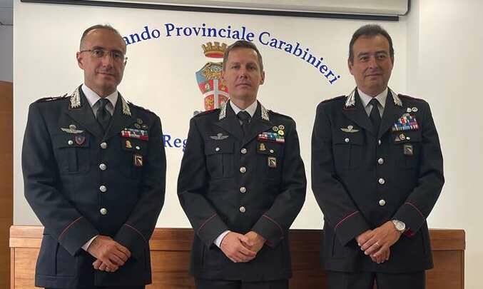 Cambio alla guida del Reparto operativo dei Carabinieri di Reggio Emilia 