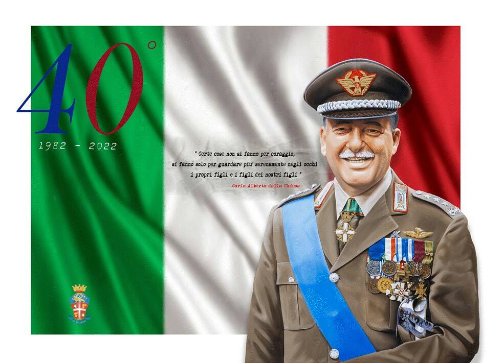 I carabinieri celebrano il 40° anniversario della morte del generale Dalla Chiesa