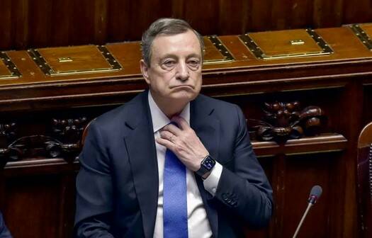 Draghi: “C’è chi parla di nascosto con i russi e vuole togliere le sanzioni”