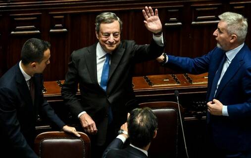 Draghi: “La credibilità è prioritaria, Nato e Ue sono capisaldi della nostra politica estera”