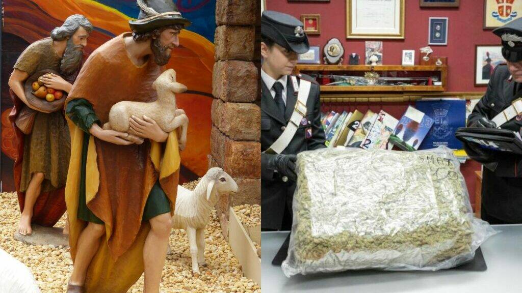 Ordina su Internet i pastori del presepe e si ritrova con dieci chili di droga