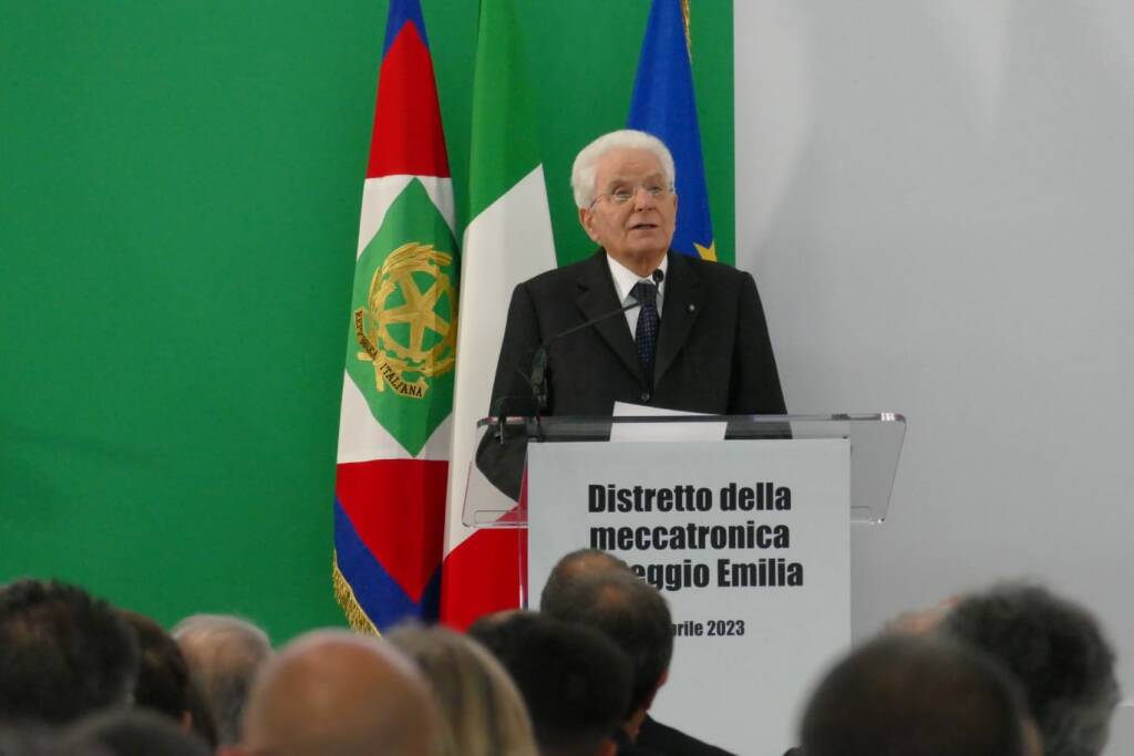 Mattarella a Reggio Emilia: “Con il lavoro si rilancia l’Italia”