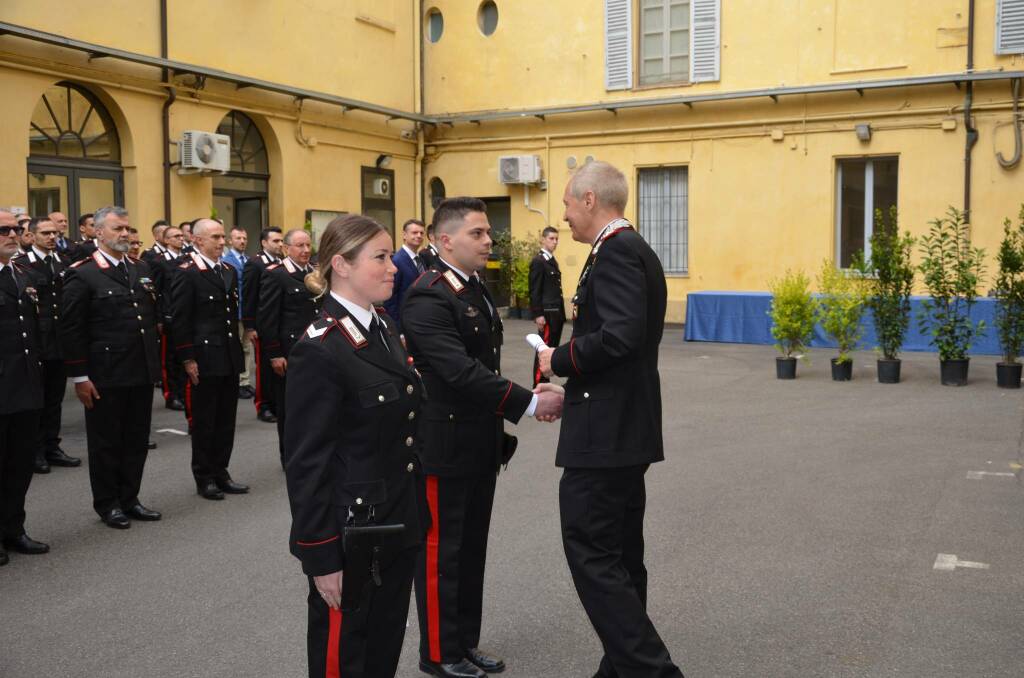 Carabinieri, il generale Zuccher in visita a Reggio Emilia