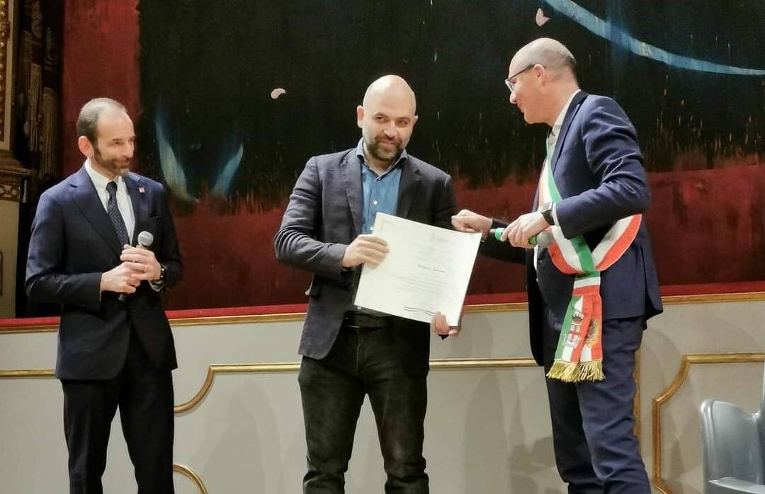 Roberto Saviano è cittadino onorario di Reggio Emilia
