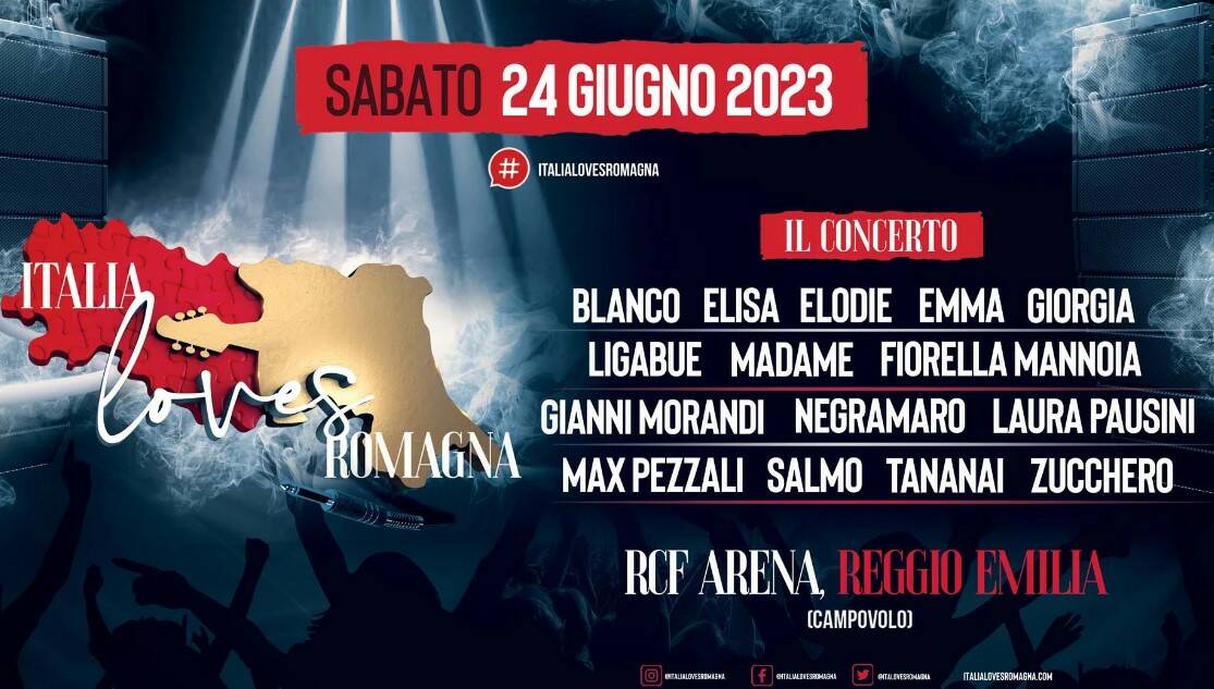 Italia loves Romagna sarà in diretta su Rai 1