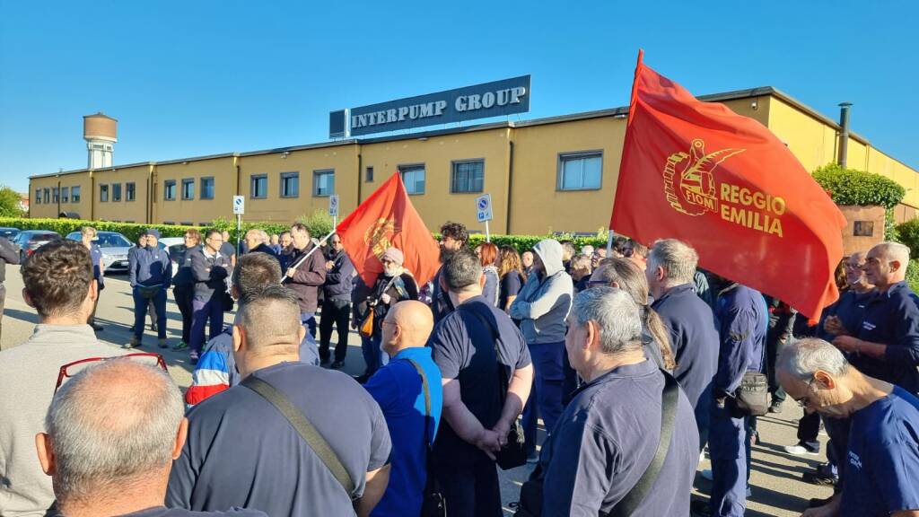 Interpump, sciopero contro sanzione a delegato sindacale