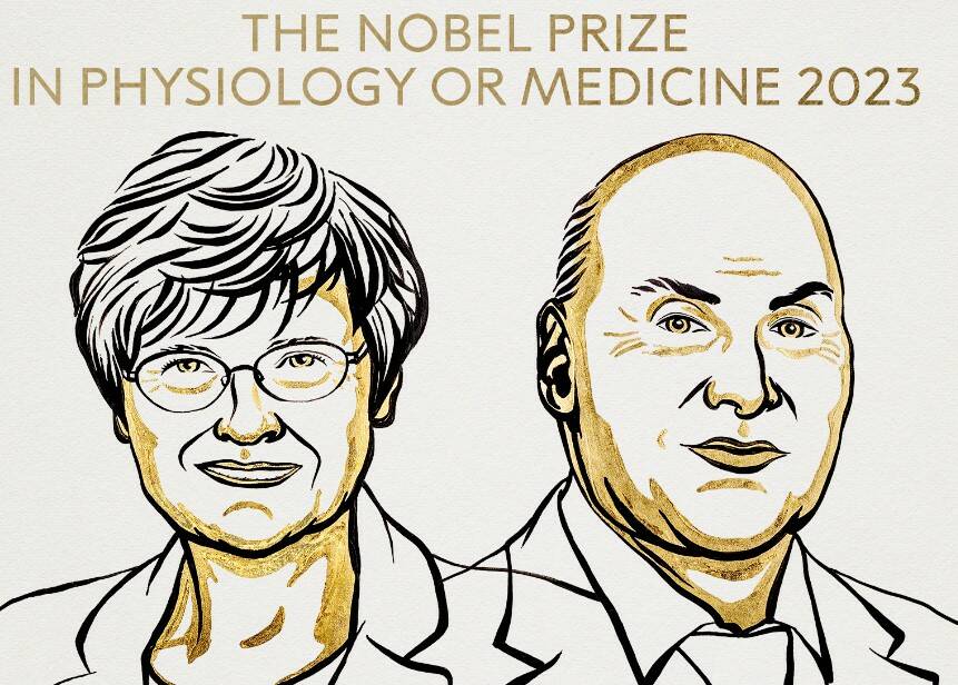 Nobel per la medicina a Karikò e Weissman per il vaccino anti-covid
