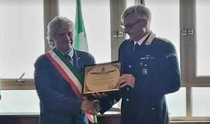 Villa Minozzo, il comandante dei carabinieri va in pensione