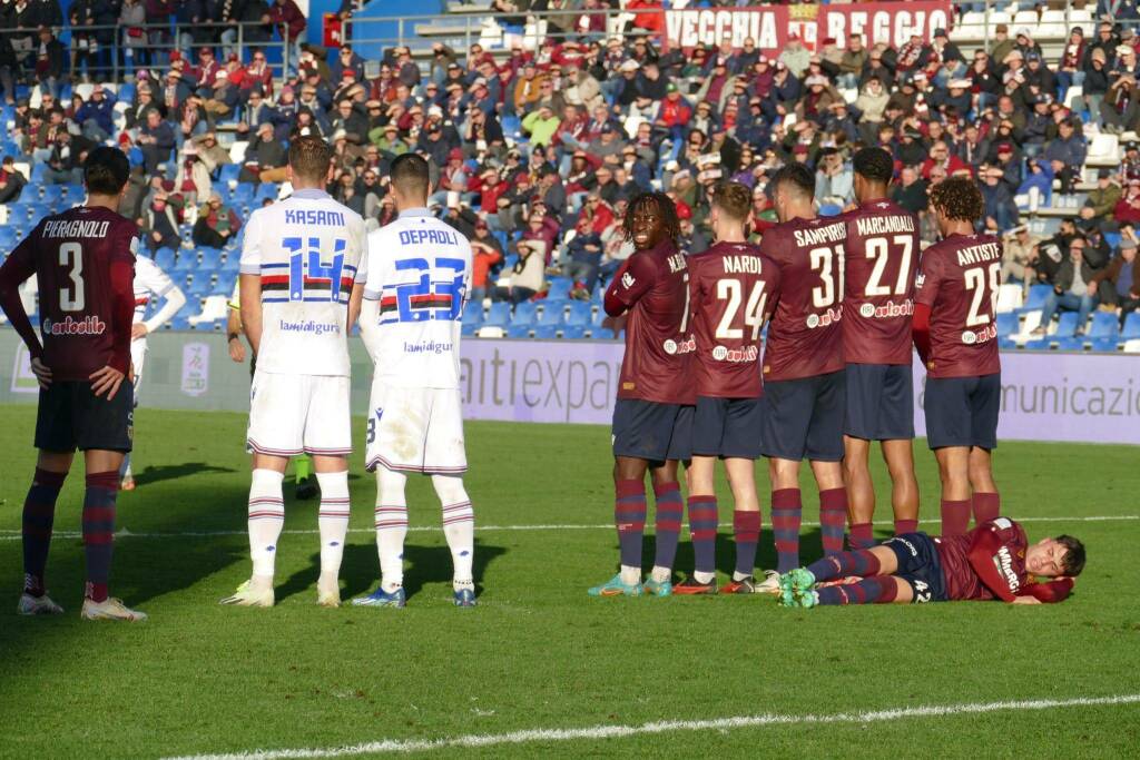 Reggiana, è un disastro: un'altra sconfitta con la Sampdoria