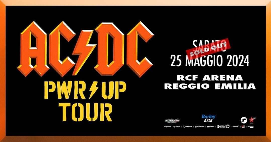 AC/DC, il concerto di Reggio Emilia è gia sold out