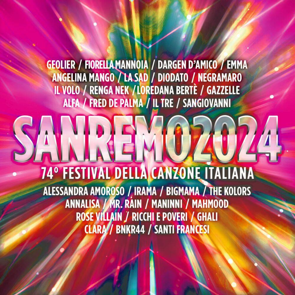Il 9 febbraio esce in doppio cd la compilation “Sanremo 2024”